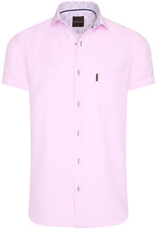 Overhemden Short Sleeve Blouse Roze Roze - maat