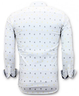 Overhemden slim fit Wit