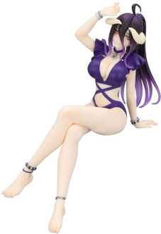 Overlord Noodle Stopper PVC Statue Albedo Swimsuit Dark Purple Color Ver. 16 cm