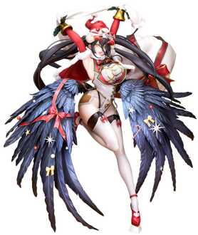 Overlord PVC Statue 1/8 Albedo White Santa Ver. 27 cm