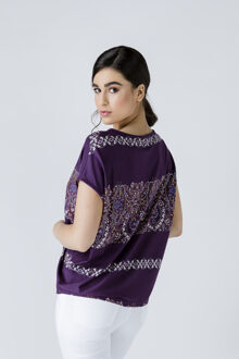 Overmaatse Mouwloze Print Top Veelkleurig