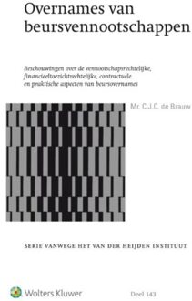 Overnames van beursvennootschappen - Boek Christiaan de Brauw (9013144853)