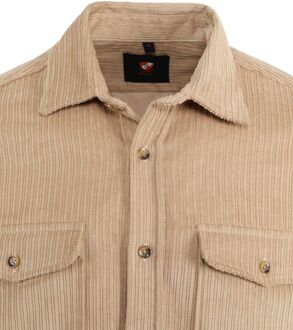 Overshirt Corduroy Kaki Beige - L,XXL