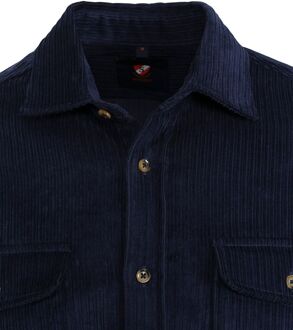 Overshirt Corduroy Navy Donkerblauw - M,S