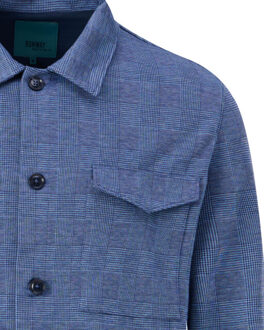 overshirt renzo mix & match Blauw - XL