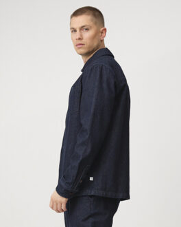 overshirt roux Blauw - L