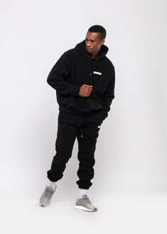 Oversize Fleece-Trainingsanzug für Herren Zwart