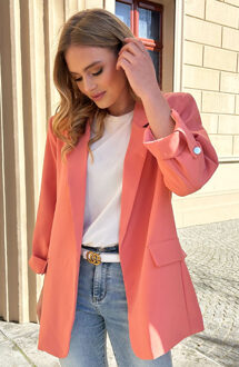 Oversized Blazer Limited Peach Oranje