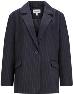 Oversized Blazer - Marine Navy