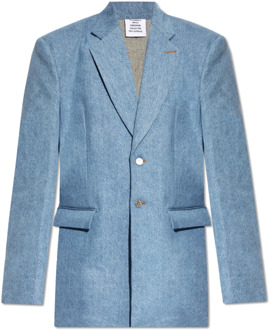 Oversized blazer Vetements , Blue , Dames - M,S,Xs