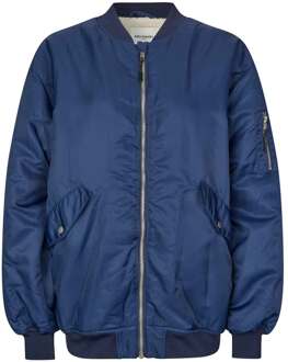 Oversized bomberjas Lila  blauw - XS,S,M,