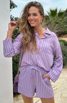 Oversized Detailed Blouse Lila