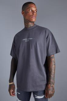 Oversized Dik Limited T-Shirt, Dark Grey - S