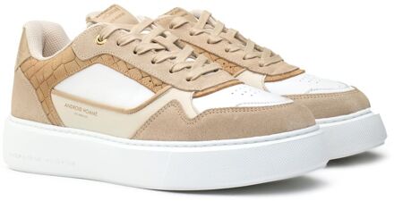 Oversized Forum Court Sneakers Wit