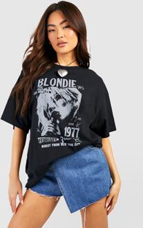 Oversized Gelicenseerd Blondie Band T-Shirt, Black - M