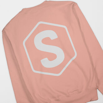 Oversized Hexaline SUPERB damessweatshirt - maat Roze