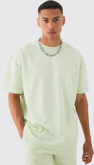 Oversized High Build Pique Limited T-Shirt, Mint - XS