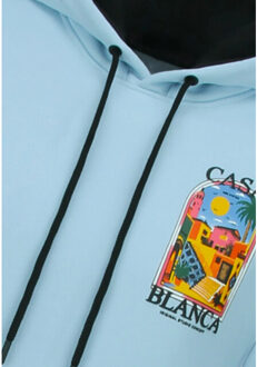 Oversized hoodie met capuchon casa blanca Blauw