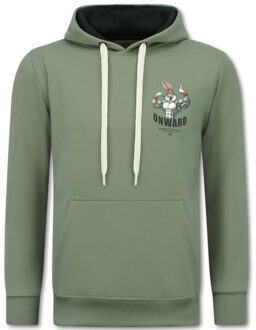 Oversized hoodie met capuchon onwards dreams Bruin - L