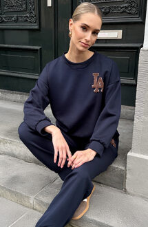 Oversized La Trui Marine Marineblauw