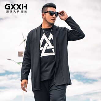 Oversized Mannen Vest Open Stitch Losse Lange Mouwen Streetwear Geul Gxxh Vintage Effen Kleur Lange Jassen Heren Mantel Capes XXL
