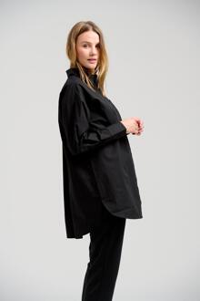 Oversized Shirt - Sorteren Zwart
