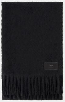 Oversized sjaal - AMI Paris - Alpaca - Zwart