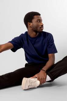 Oversized T-shirt - Kobaltblauw - M