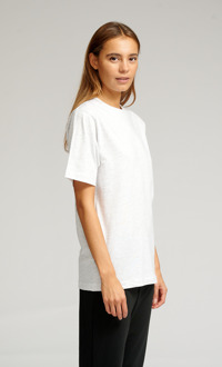 Oversized T-shirt - Lichtgrijs gemêleerd - XS