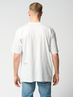 Oversized T-shirt - Lichtgrijs - maat L