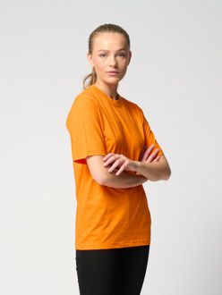 Oversized T-shirt - Oranje - maat XS