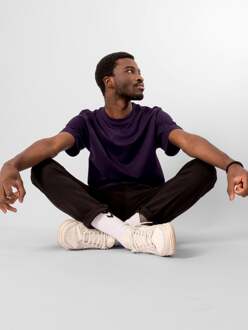 Oversized T-shirt - Paars - maat M