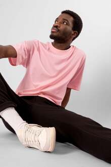 Oversized T-shirt - Roze - S