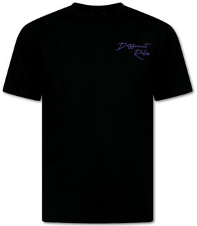 Oversized t-shirt t-shirts grappig - maat S Zwart