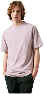 Oversized T-shirt van biologisch katoen Massimo Alba , Purple , Heren - 2Xl,Xl,L,M,S,Xs