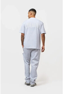 Oversized tee melange Grijs - XS