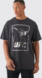 Oversized Ufc License T-Shirt, Black - M