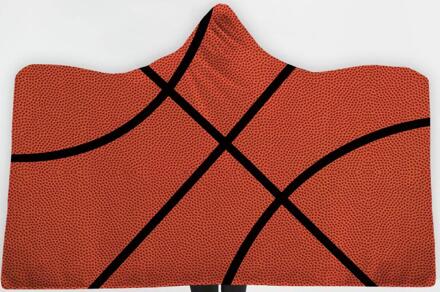 Oversized Voetbal Patroon Hooded Sherpa Deken Zachte Gedrukt American Football Fans Mantel 150cmX130cmCHILD Oranje