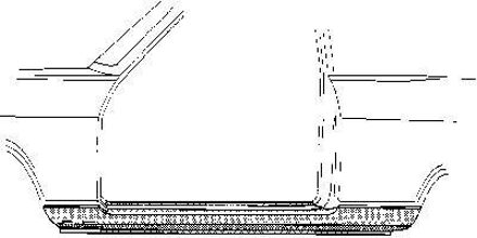 Oversizedeel Kadett B 65-73.dorpel 2d