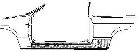 Oversizedeel Ona/man B 75-81 Dorpel 2d