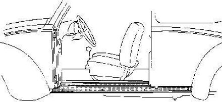 Oversizedeel Vw Kever Dorpel 2d