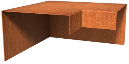 Overzetprofiel cortenstaal buitenhoek 20.4 x 15 x 5 cm