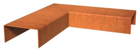 Overzetprofiel cortenstaal hoek 10.4 x 5 x 5 cm