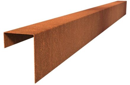 Overzetprofiel cortenstaal recht 10.4 x 15 x 230 cm, 2 mm (5 st )
