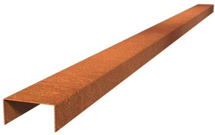 Overzetprofiel cortenstaal recht 10.4 x 5 x 230 cm, 2 mm (10 st )