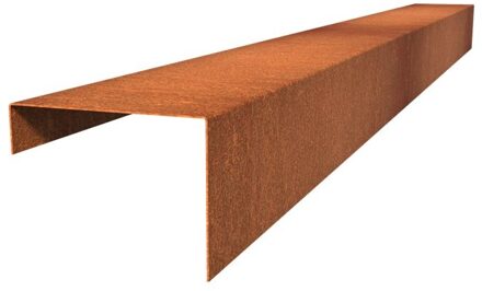 Overzetprofiel cortenstaal recht 20.4 x 15 x 230 cm, 2 mm (5 st )