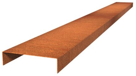Overzetprofiel cortenstaal recht 20.4 x 5 x 230 cm, 2 mm (20 st )