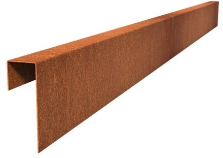 Overzetprofiel cortenstaal recht 5.4 x 15 x 230 cm, 2 mm (5 st )