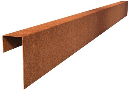 Overzetprofiel cortenstaal recht 6.4 x 15 x 230 cm, 2 mm (10 st )