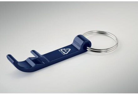 Ovikey gerecycled aluminium sleutelhanger Zwart - One size